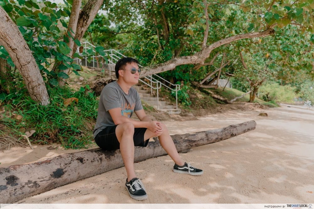 sg road trip - sembawang beach