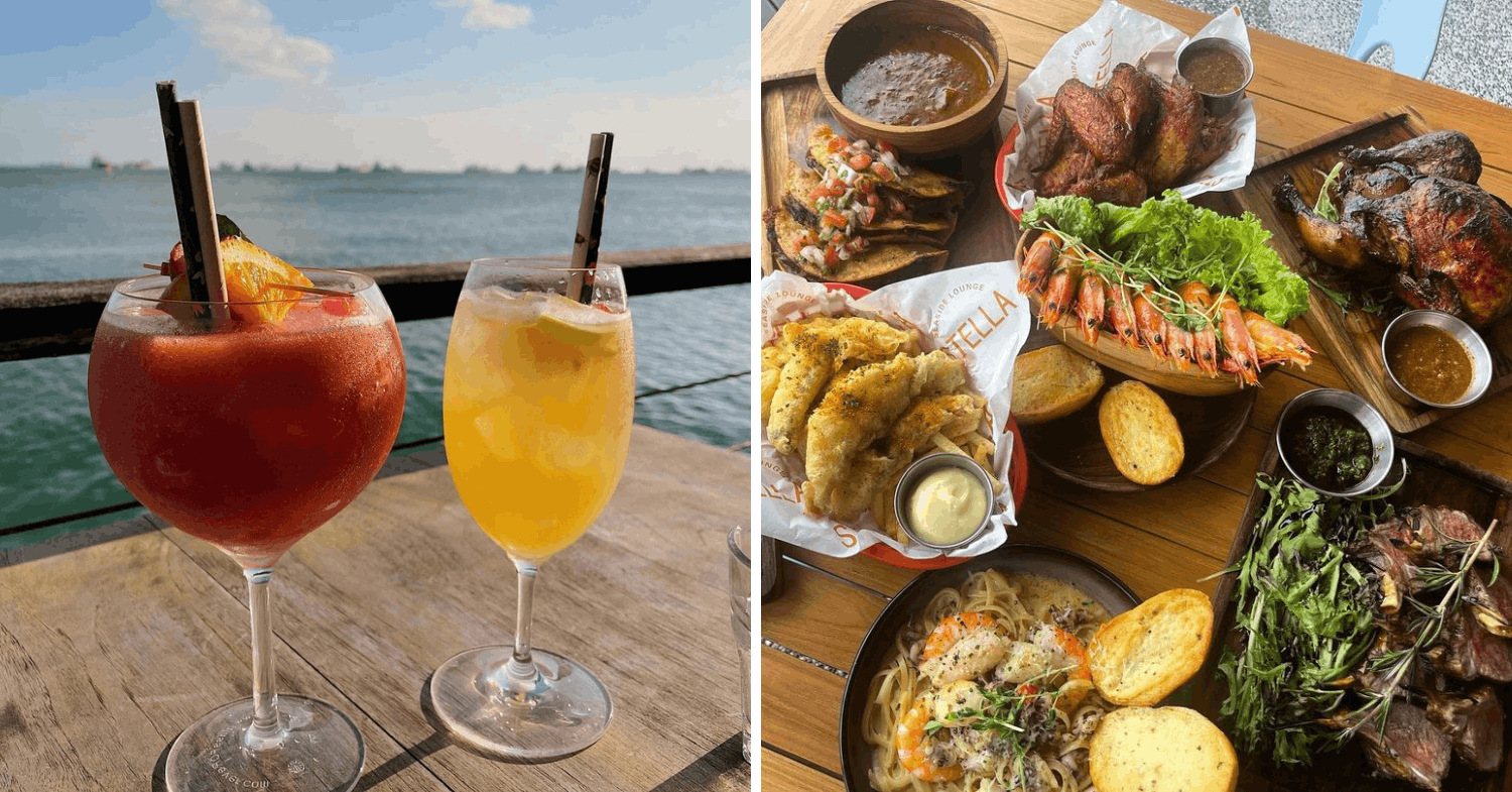 stella seaside lounge food