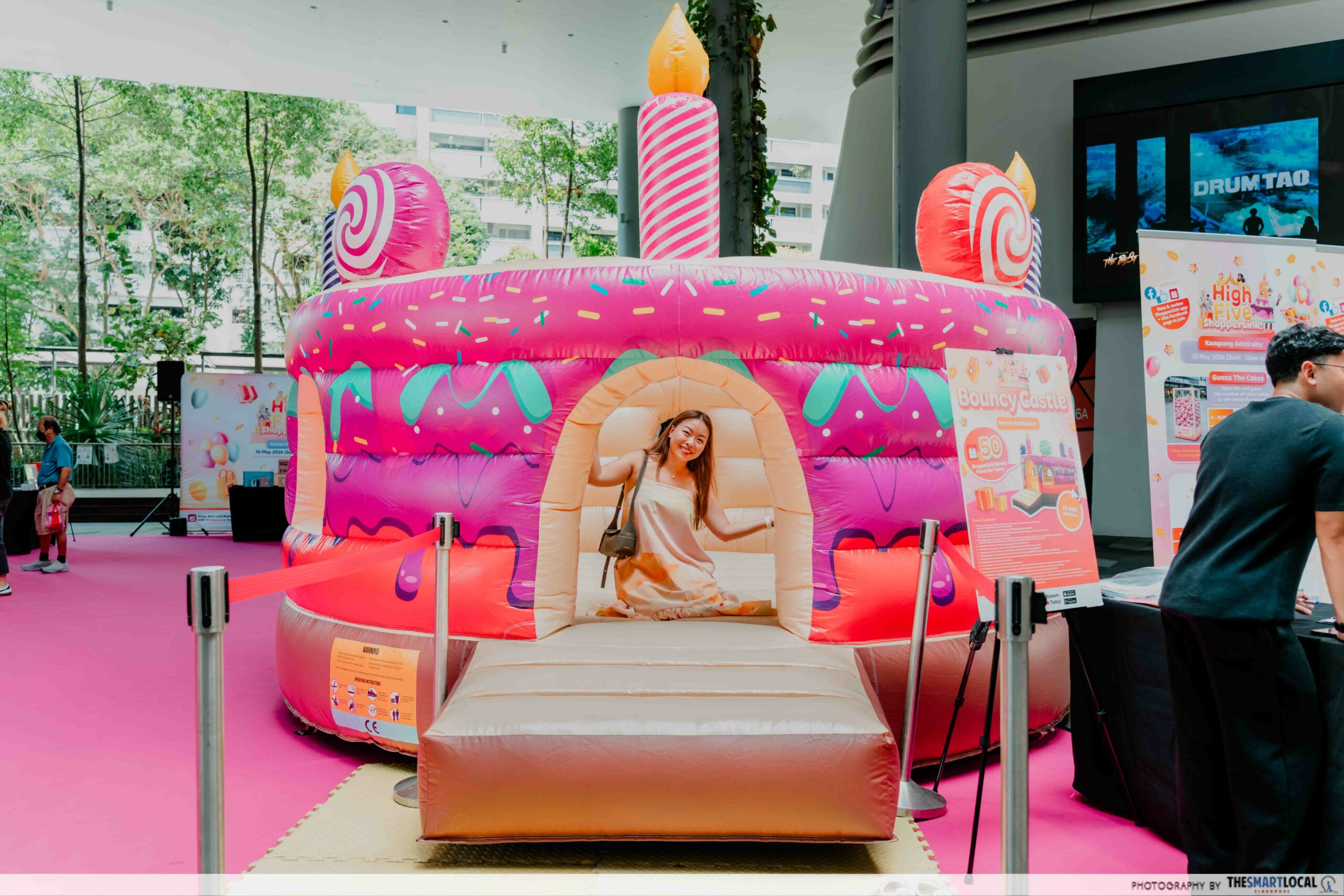 shopperlink 5th birthday - bouncy castle