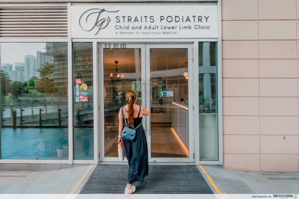straits podiatry - entrance