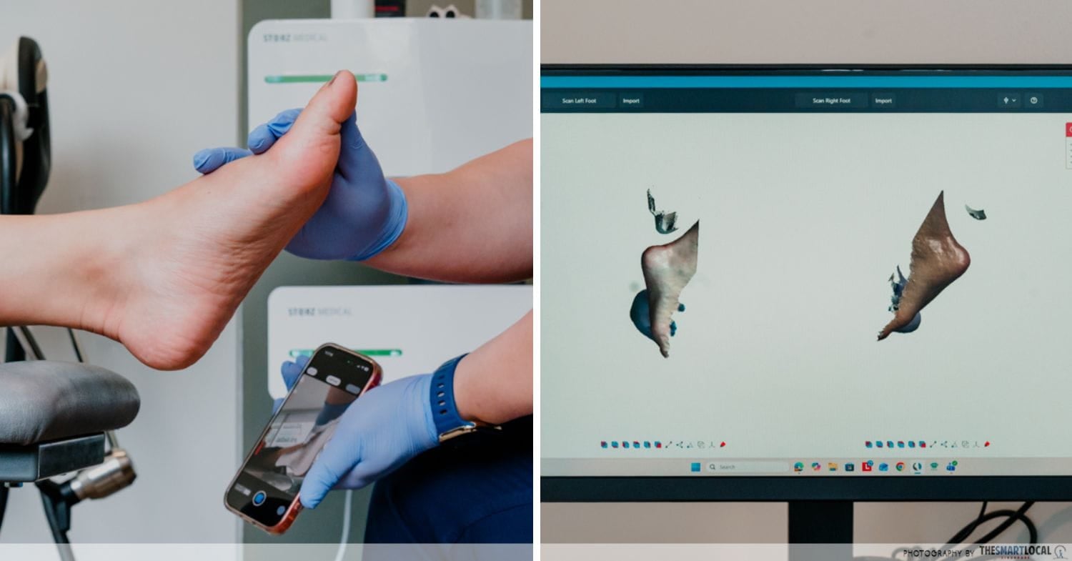 straits podiatry - insole scan