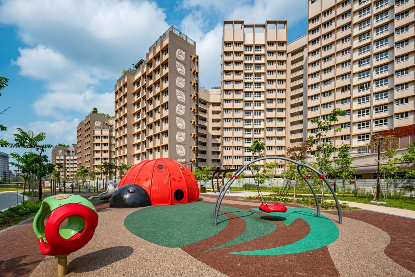 ladybug playground at garden court @ tengah