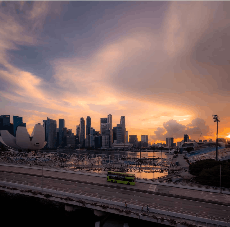 8 most romantic bus routes in singapore - bayfront ave bus