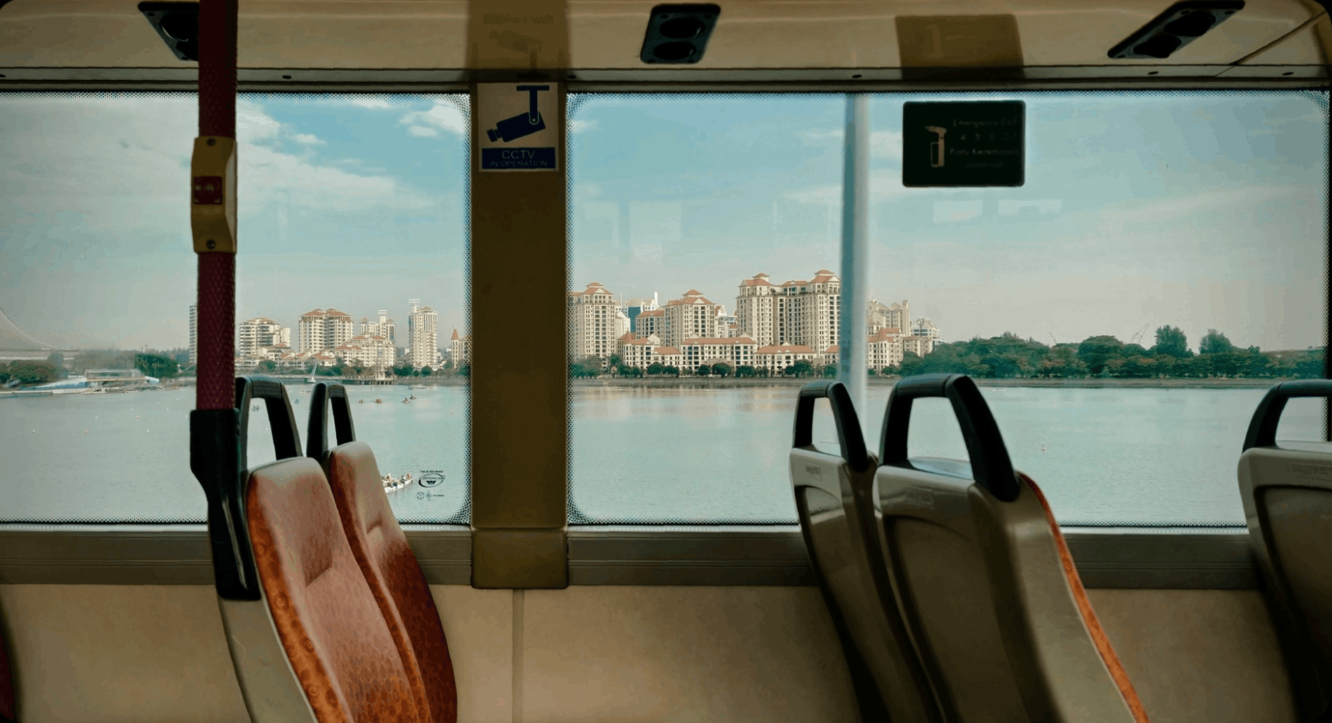 8 most romantic bus routes in singapore - merdeka bridge view kallang river