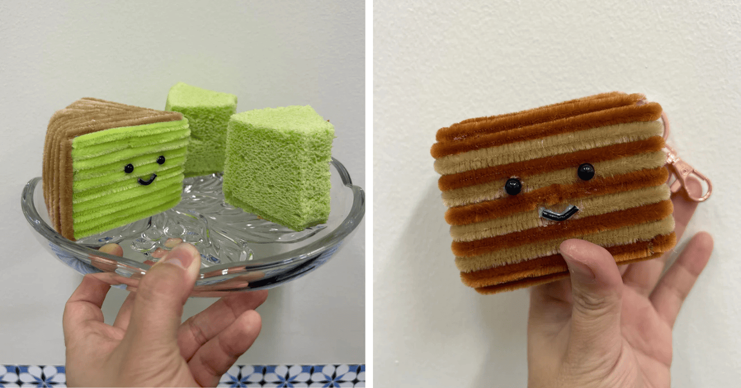 The Fragrant Pandan Chiffon Cake & The Nyonya Kueh Lapis 千层糕