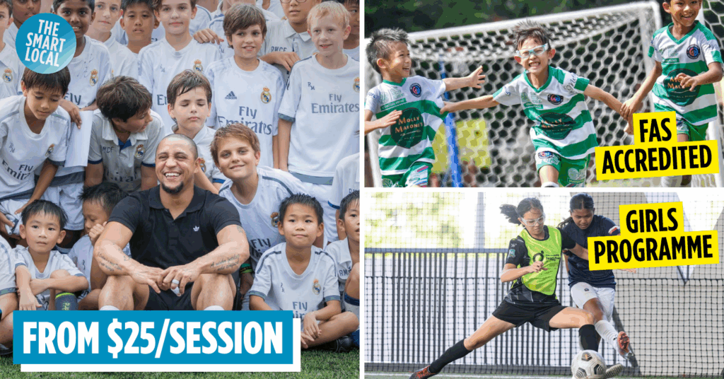 Football academies in Singapore cover image