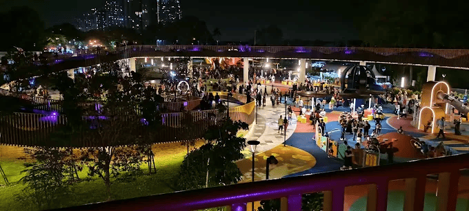 Danga Park at night