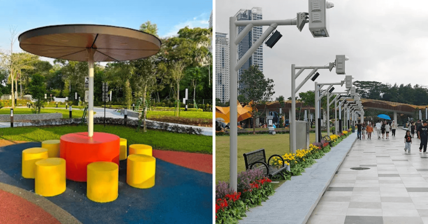 Rest areas at Danga Park