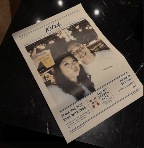 1664 newspaper photobooth