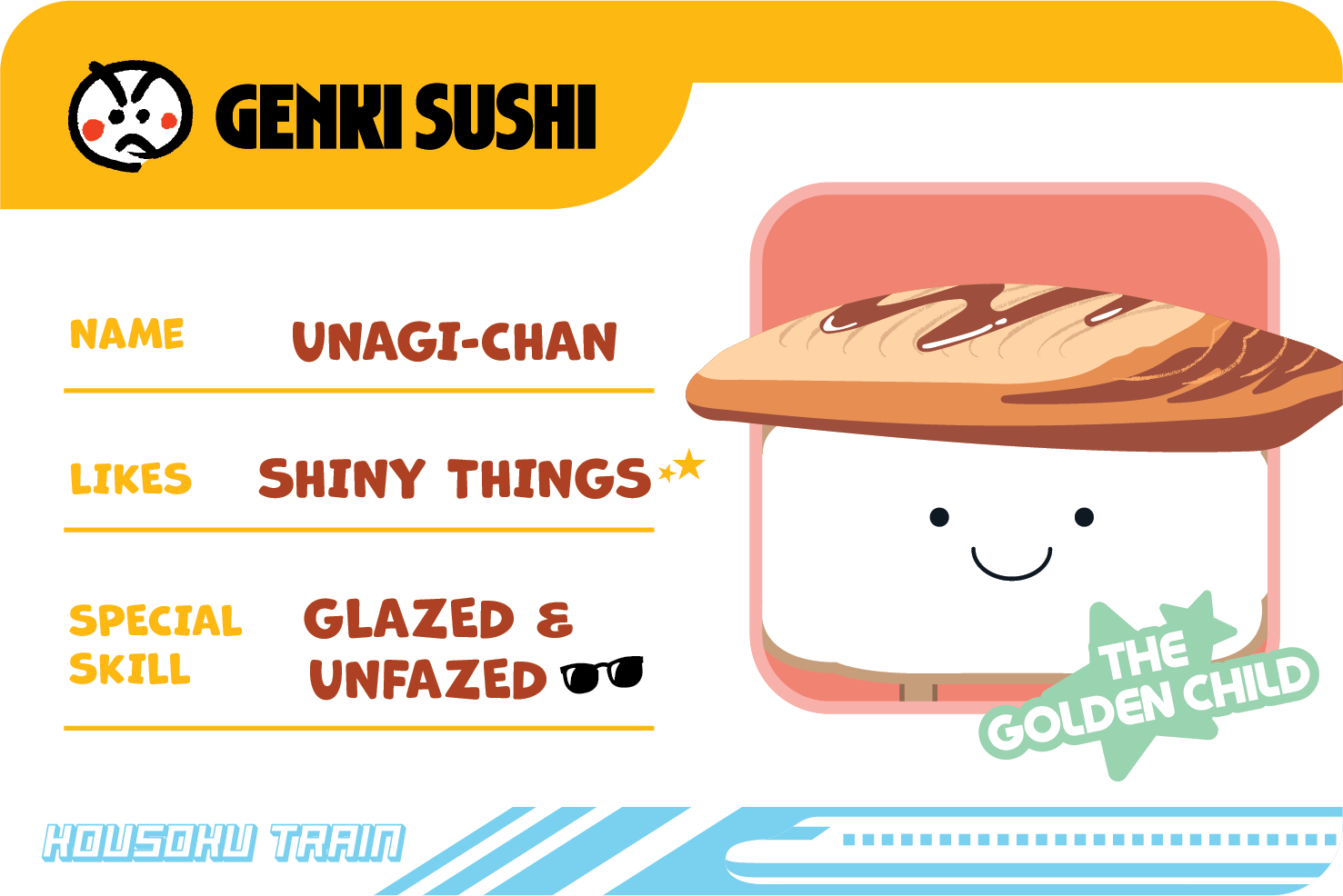 Genki Sushi plushie sling bag product card