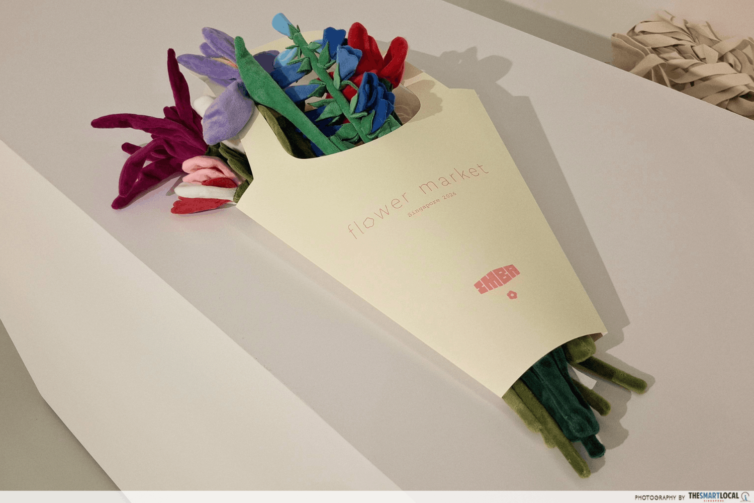 Packed plush bouquet