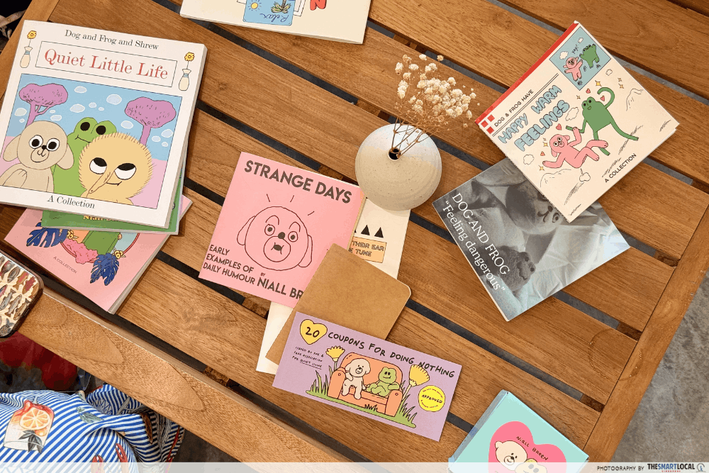Lazy Days with Dog & Frog - Niall Breen x Heartware Store & Gallery comics