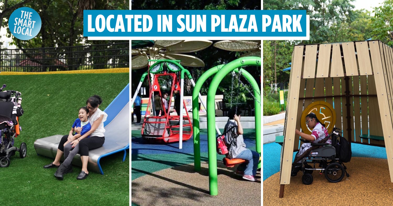 This New Inclusive Playground In Tampines Has Wheelchair-Friendly Equipment & Low-Sensory Zones