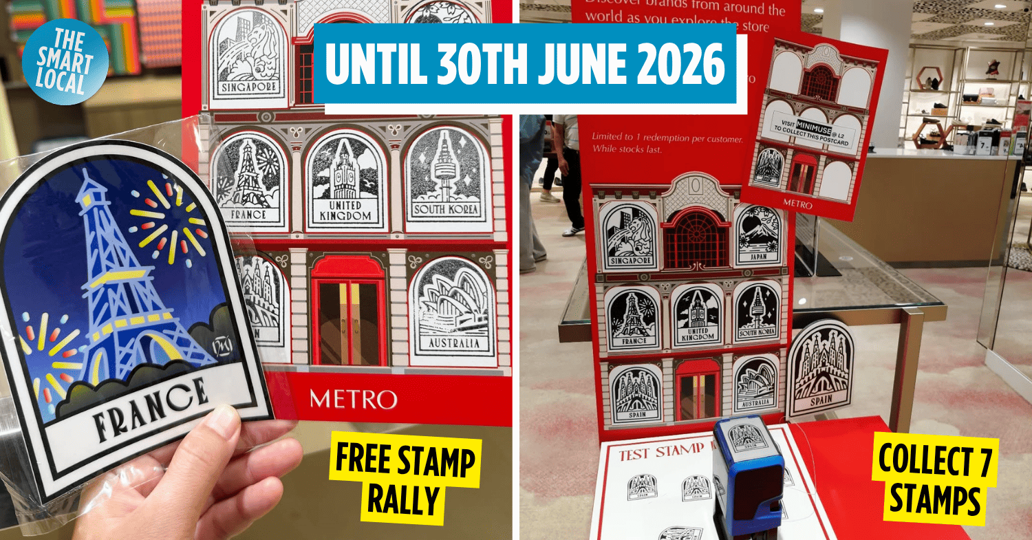 You Can Get A Free Luggage Tag Sticker By Completing A Stamp Rally At 2 Metro Locations In SG