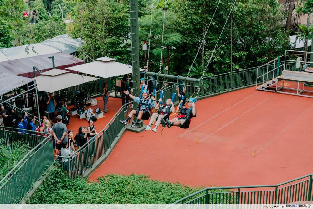 Rainforest Wild Adventure East - Ravine Swing