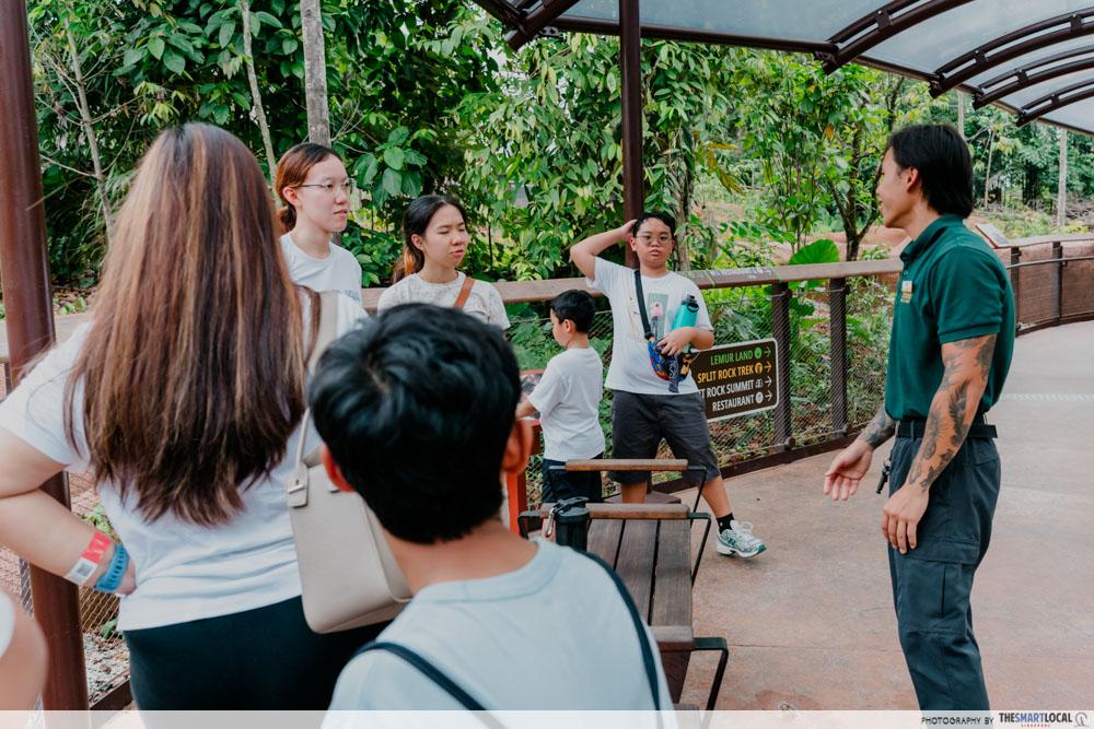 Rainforest Wild Adventure East - ranger talk