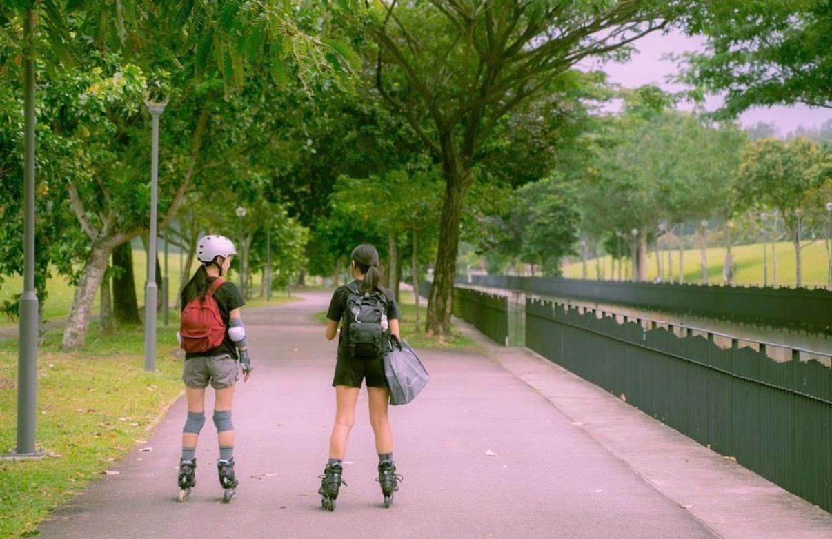 Rollerblading trails Singapore - Punggol Coastal Trail