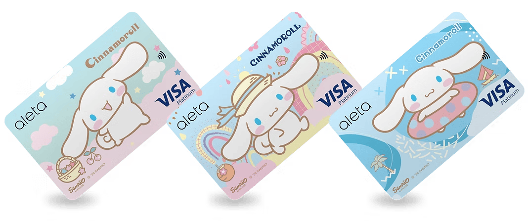 Cinnamoroll debit cards
