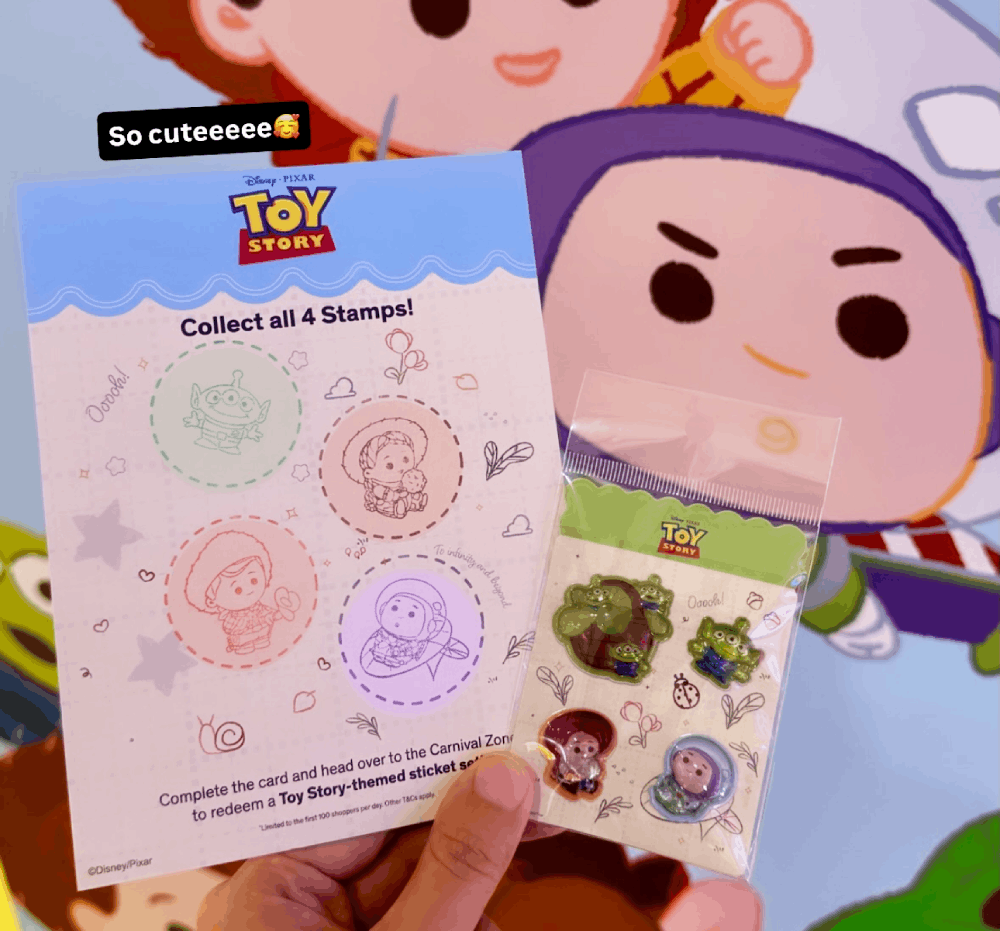 Toy Story Carnival VivoCity Stamp Rally Sticker