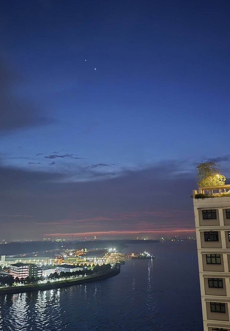 Venus and Jupiter in Singapore