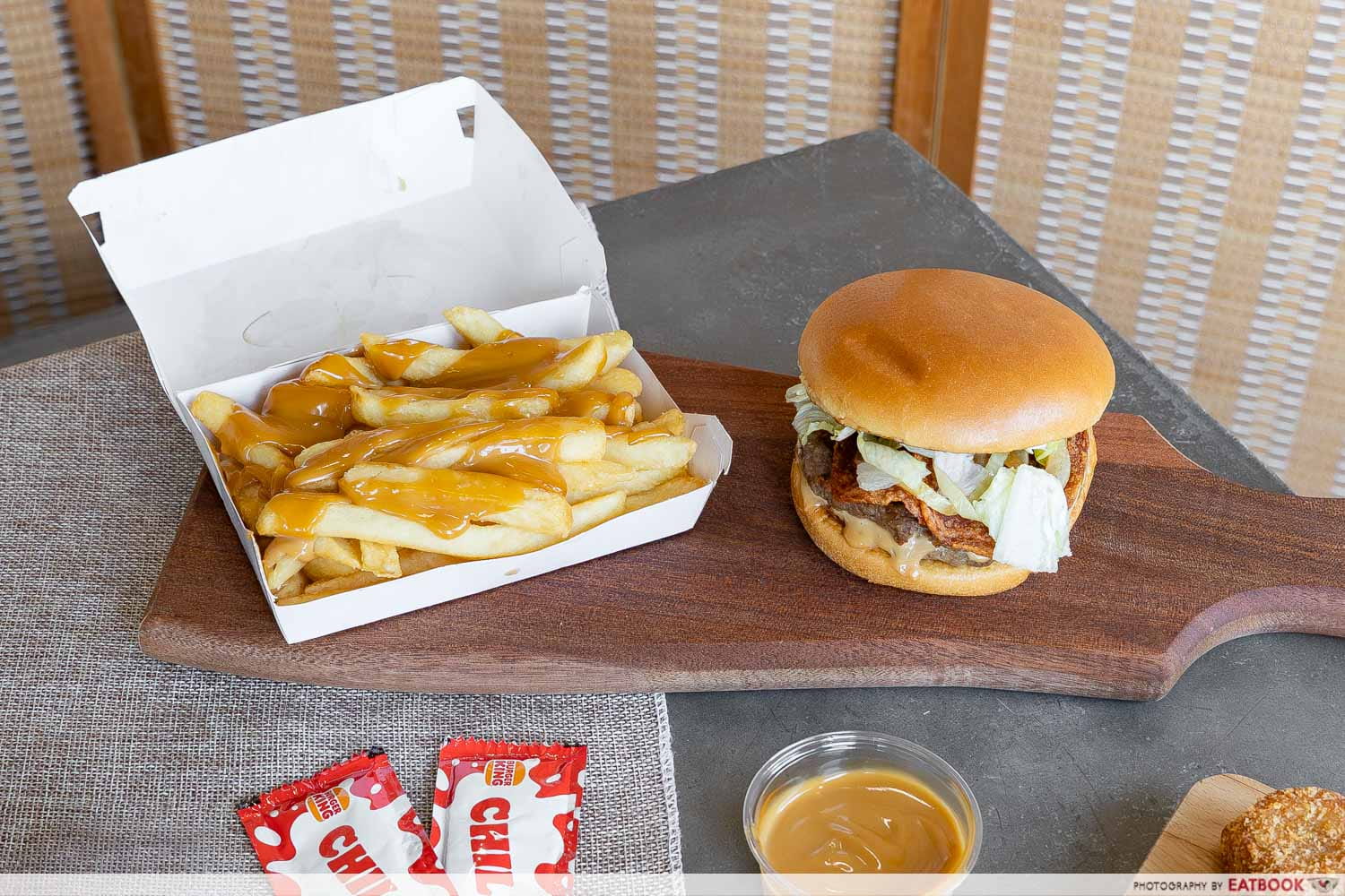 burger king smoky maple mayo combo