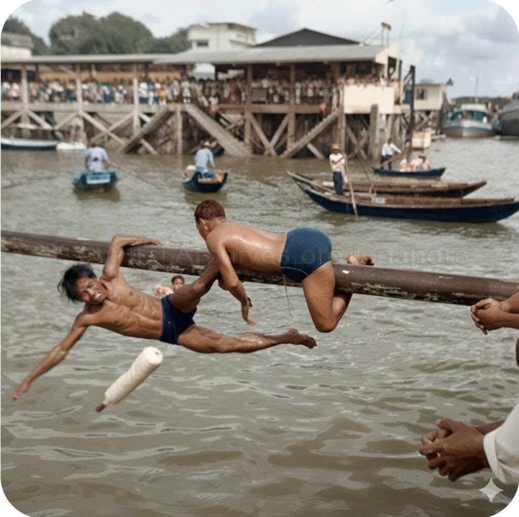 clifford pier - greasy pole challenge