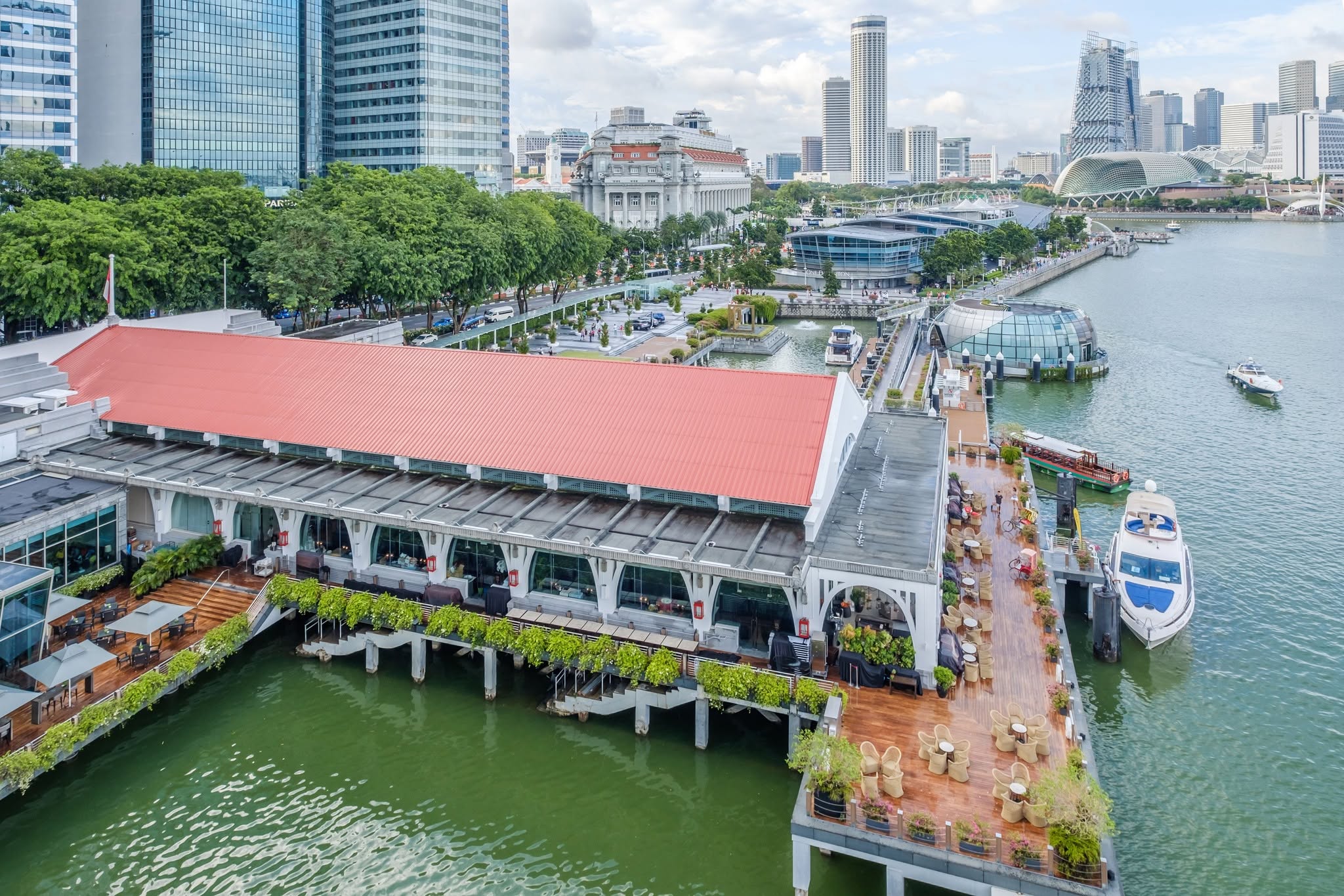 clifford pier - today aerial view