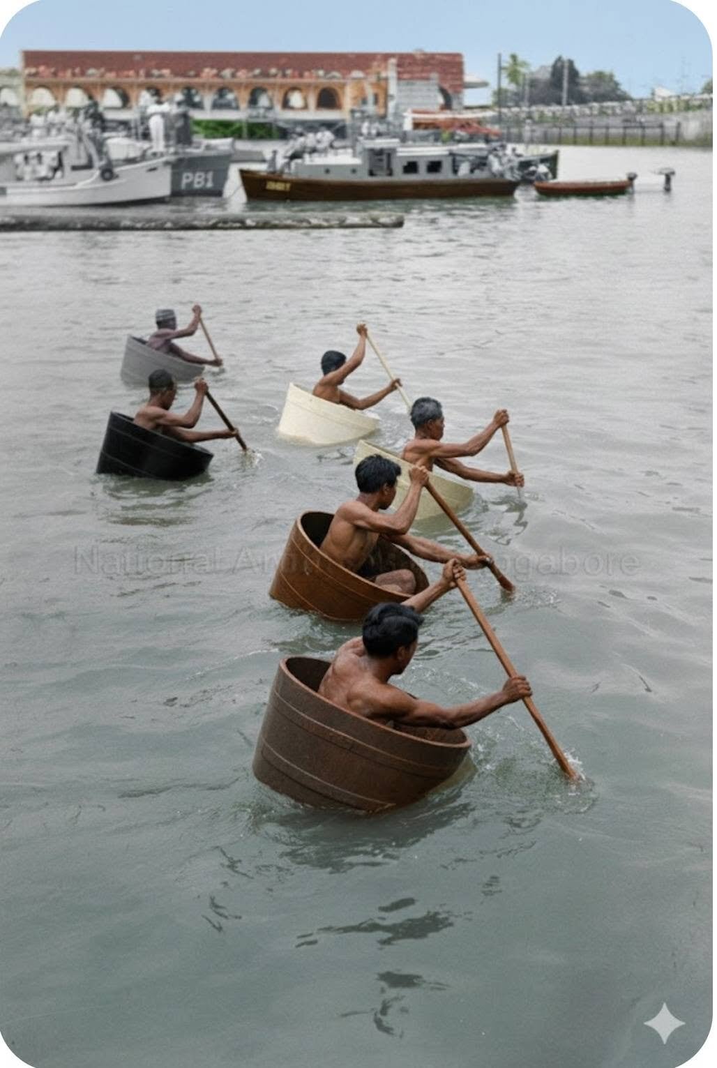 clifford pier - tub race sea sports regatta