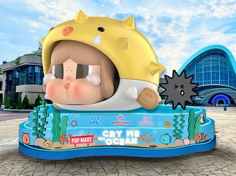 crybaby singapore oceanarium - pufferfish