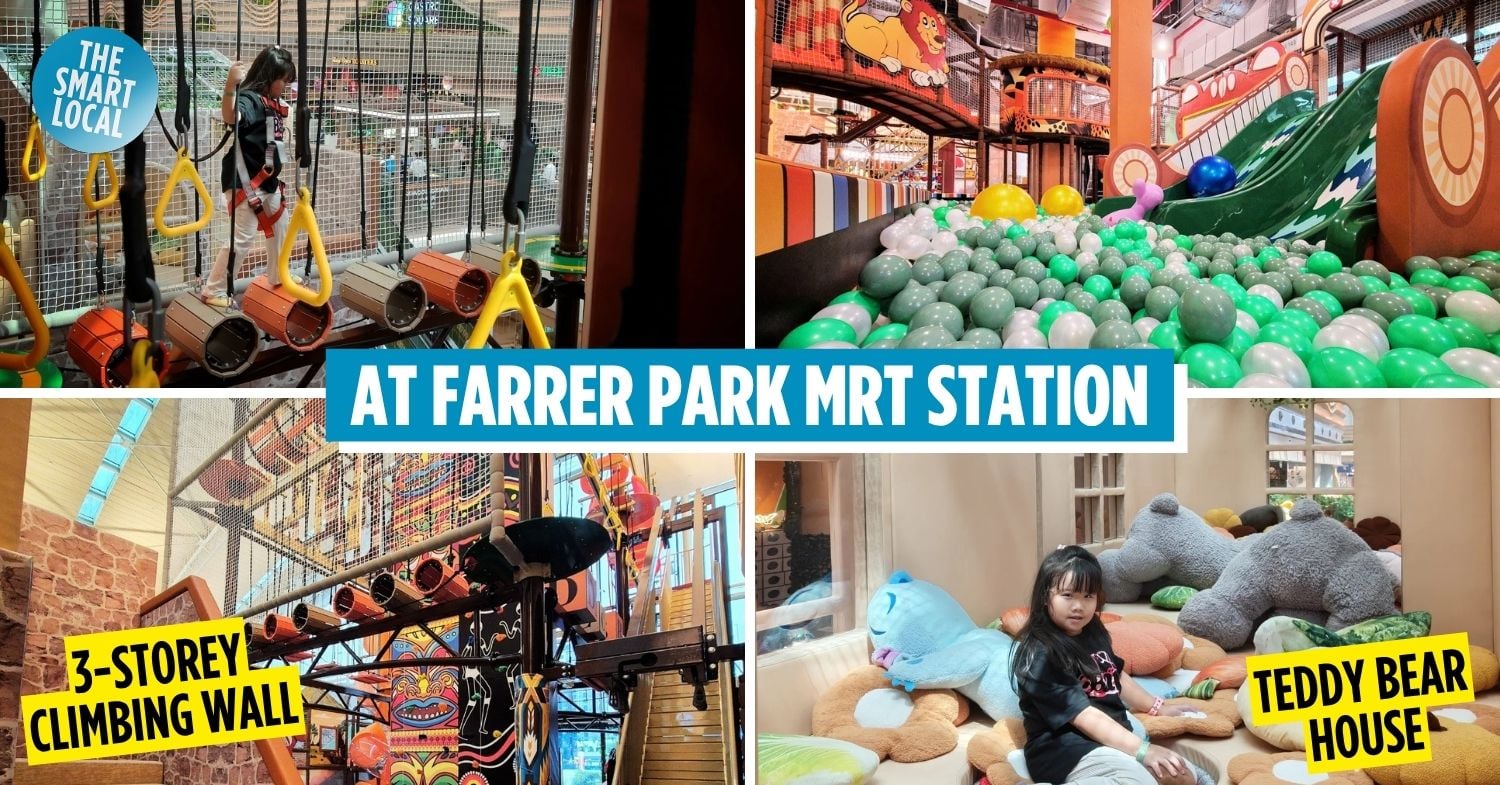 This Jungle-Themed Indoor Playground Has A 3-Storey Slide & High Ropes Course—Babies Enter Free