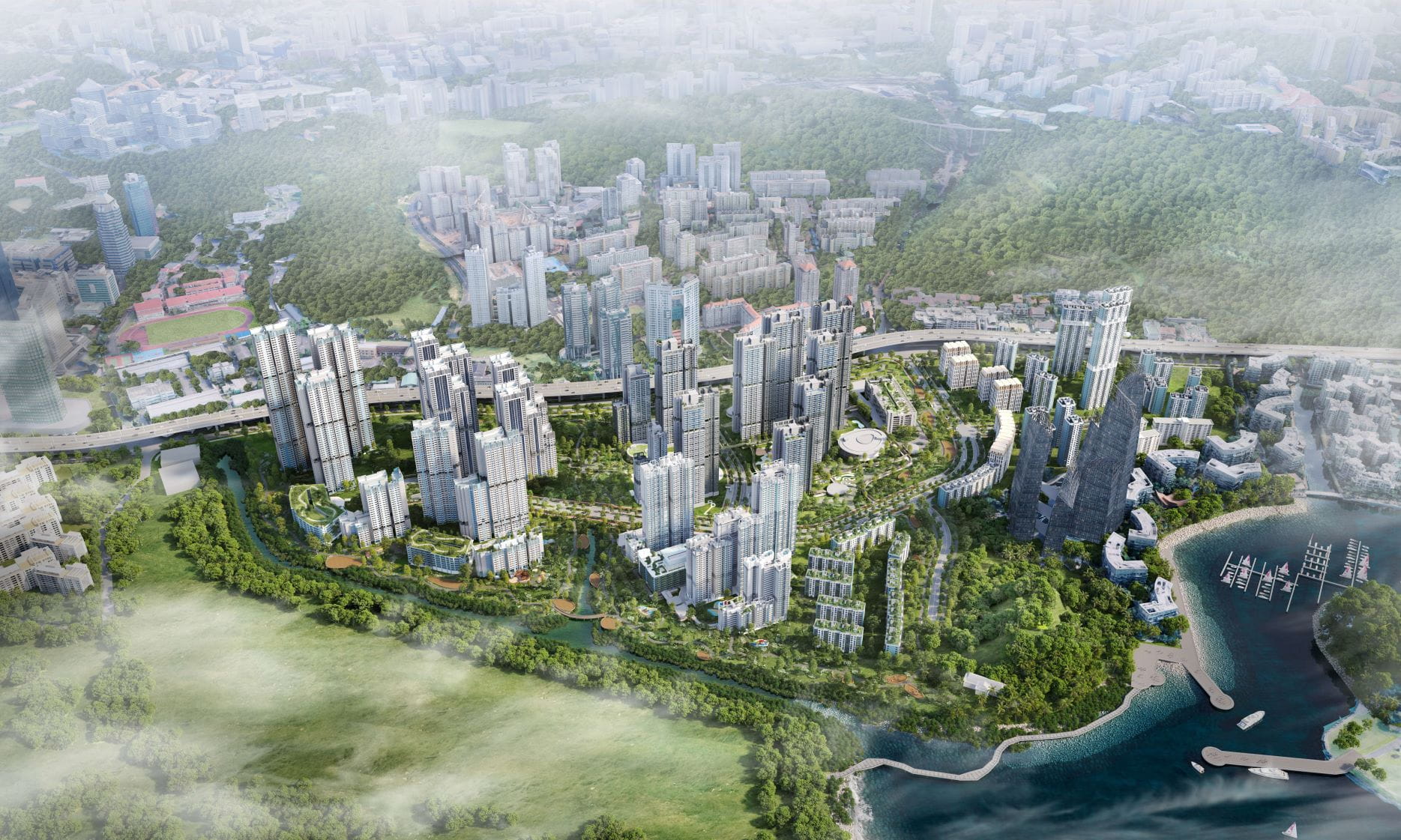 greater southern waterfront - berlayar estate overview