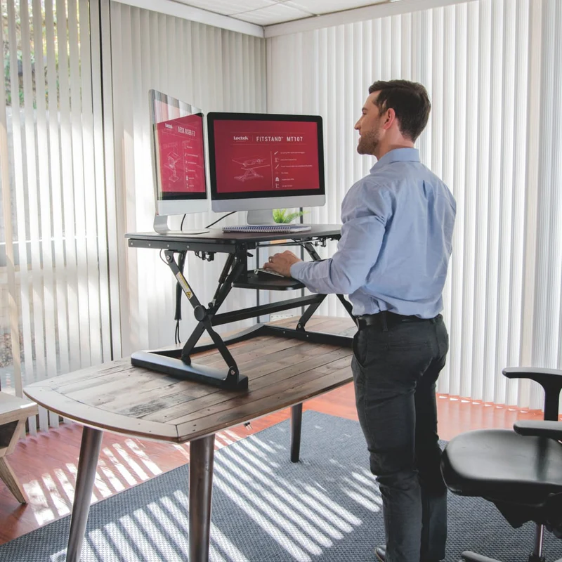 ergoworks Electric Sit Stand Desk Converter (M Series)