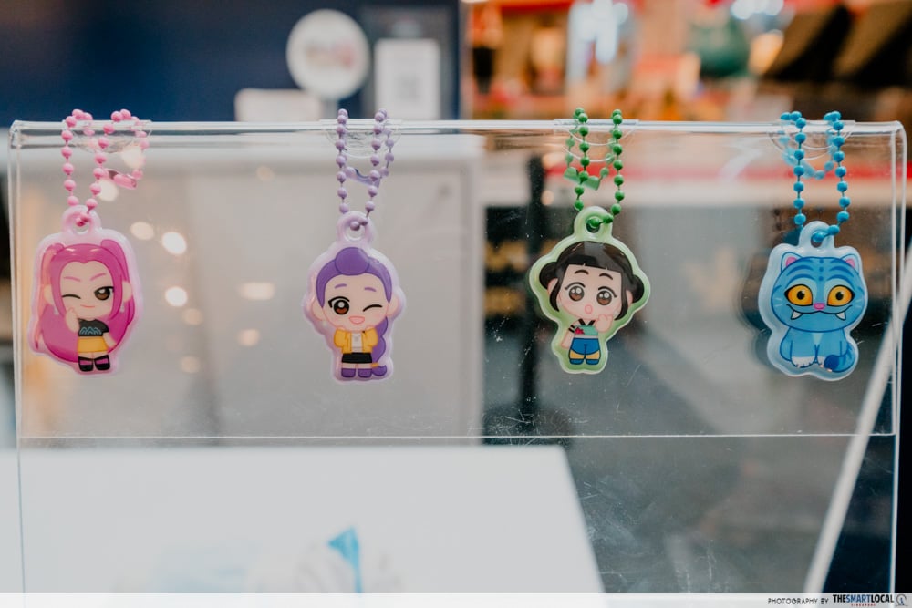 kpop demon hunters random keyrings