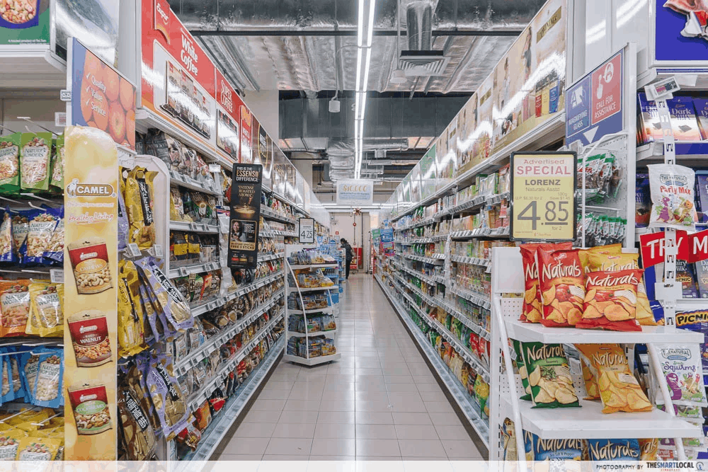 supermarket aisle