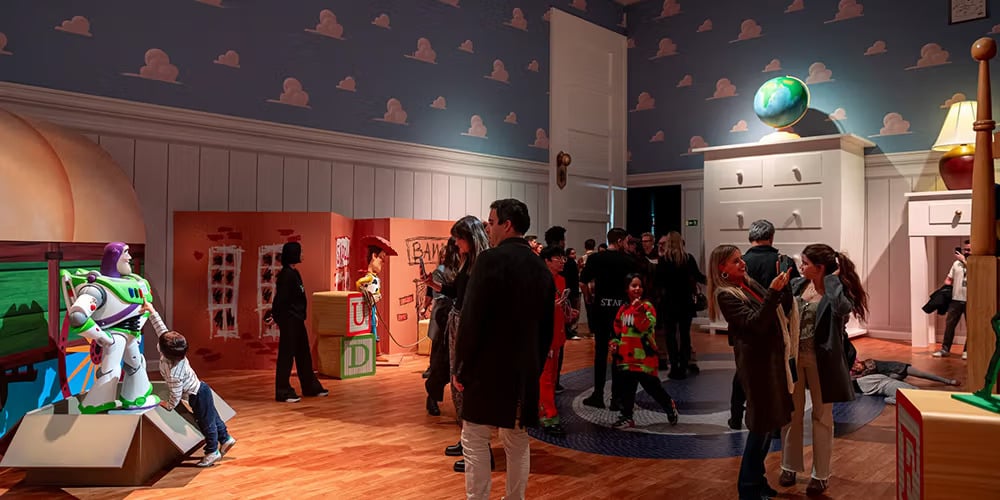 mundo pixar experience - andy's room