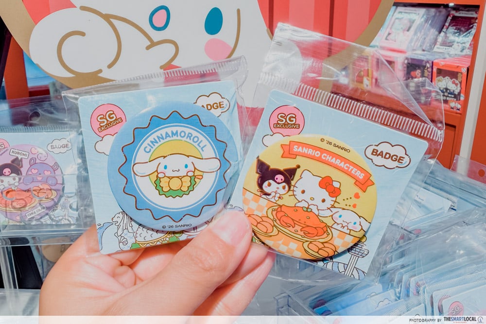 sanrio chinatown - badges