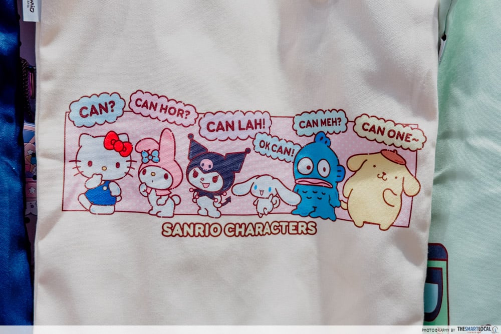 sanrio chinatown - can hor canvas bag