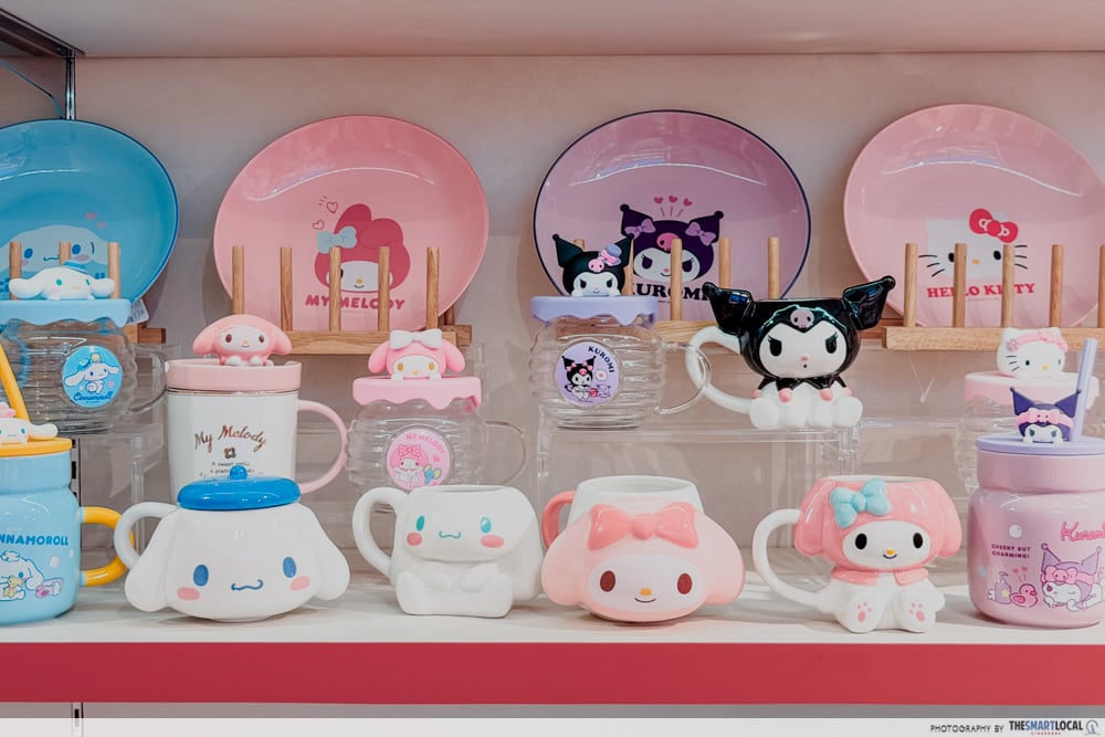 sanrio chinatown - mugs plates