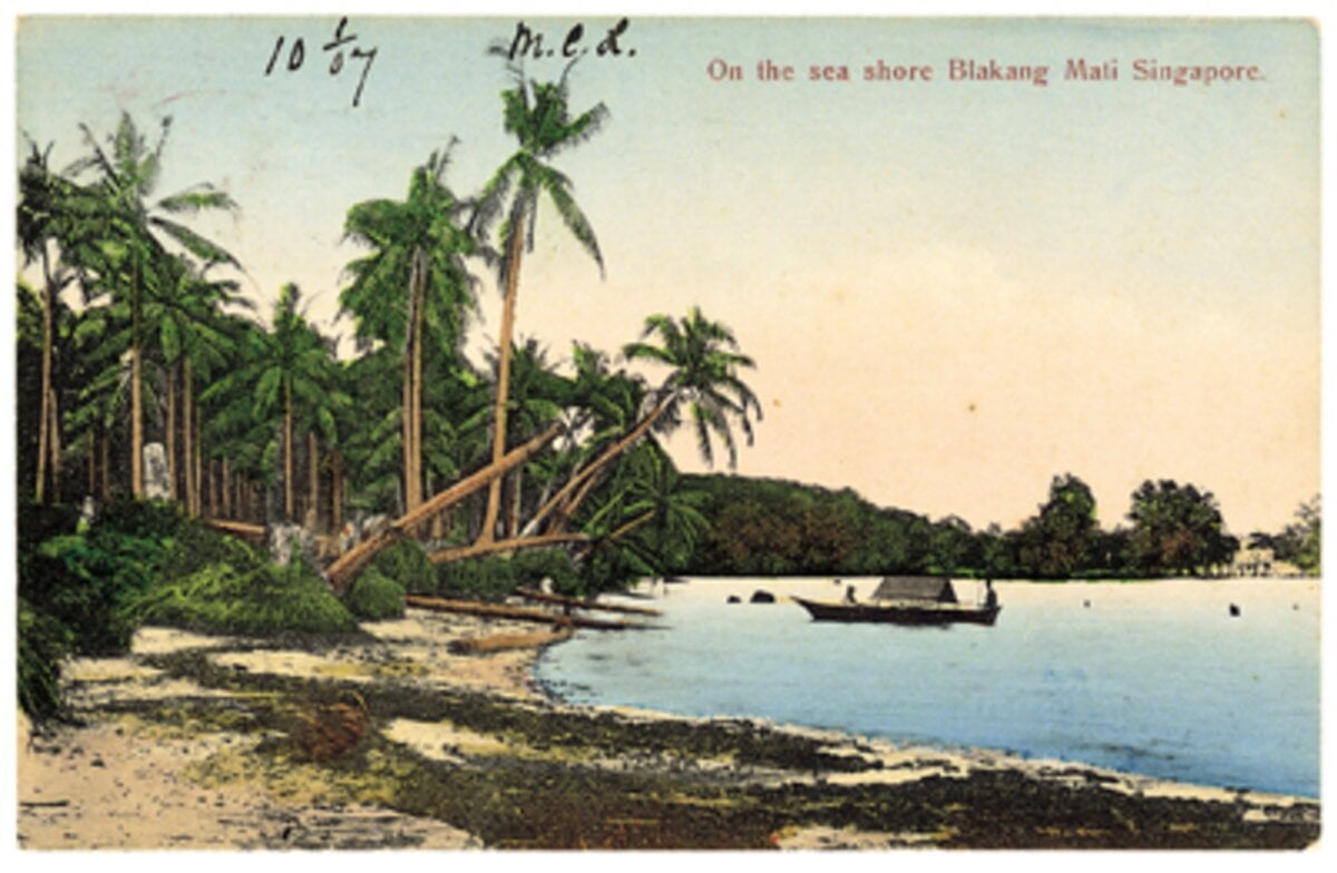sentosa pulau blakang mati - old photo