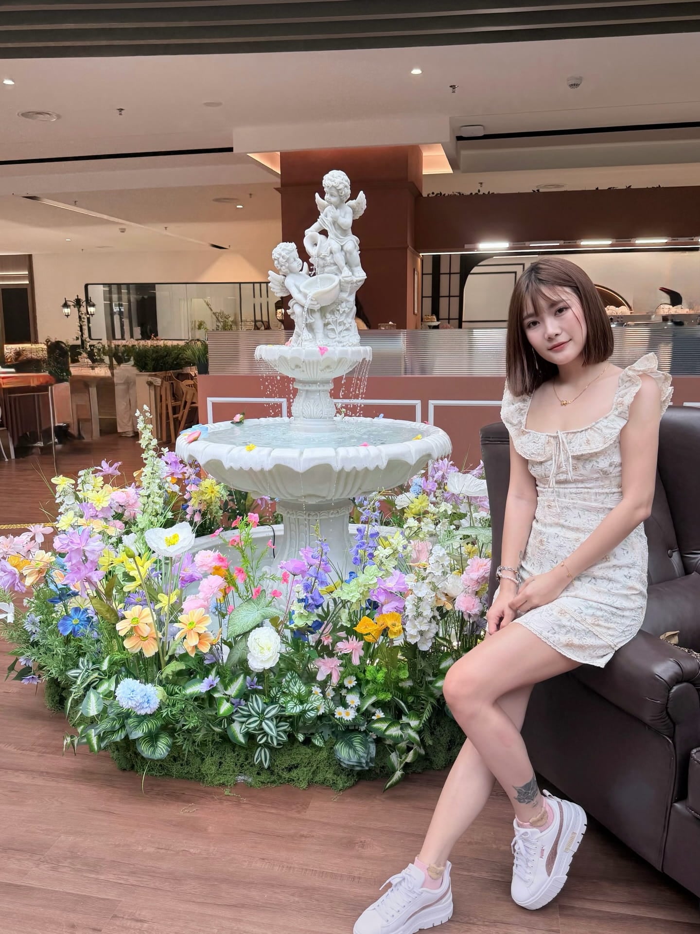 the garden at sks city mall - fountain