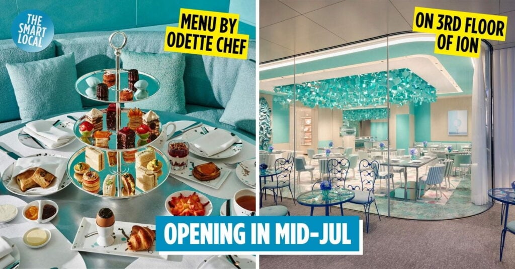 tiffany & co blue box cafe singapore opening