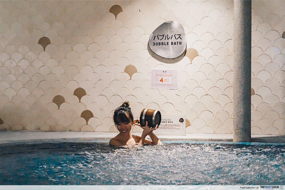 yunomori bubble bath