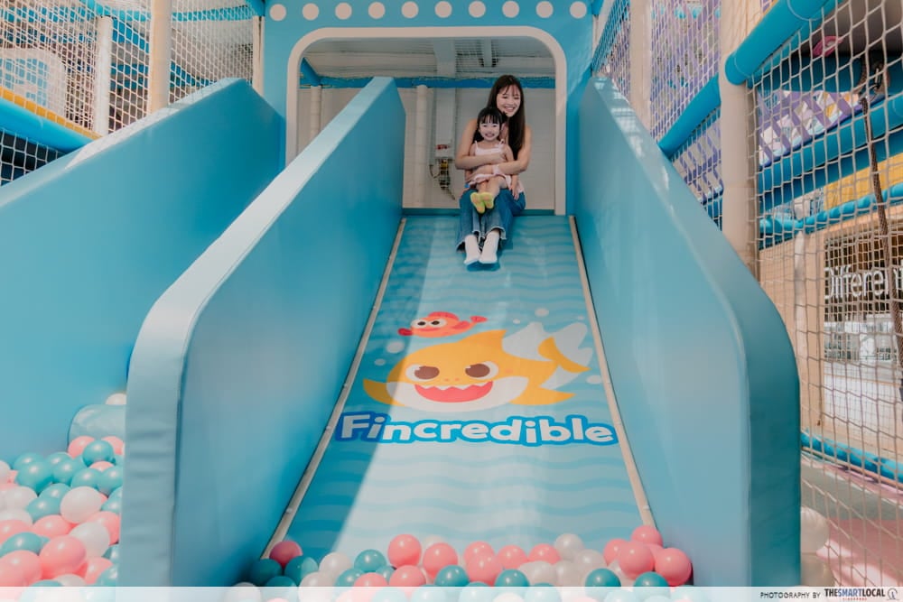 Baby Shark indoor playground slide