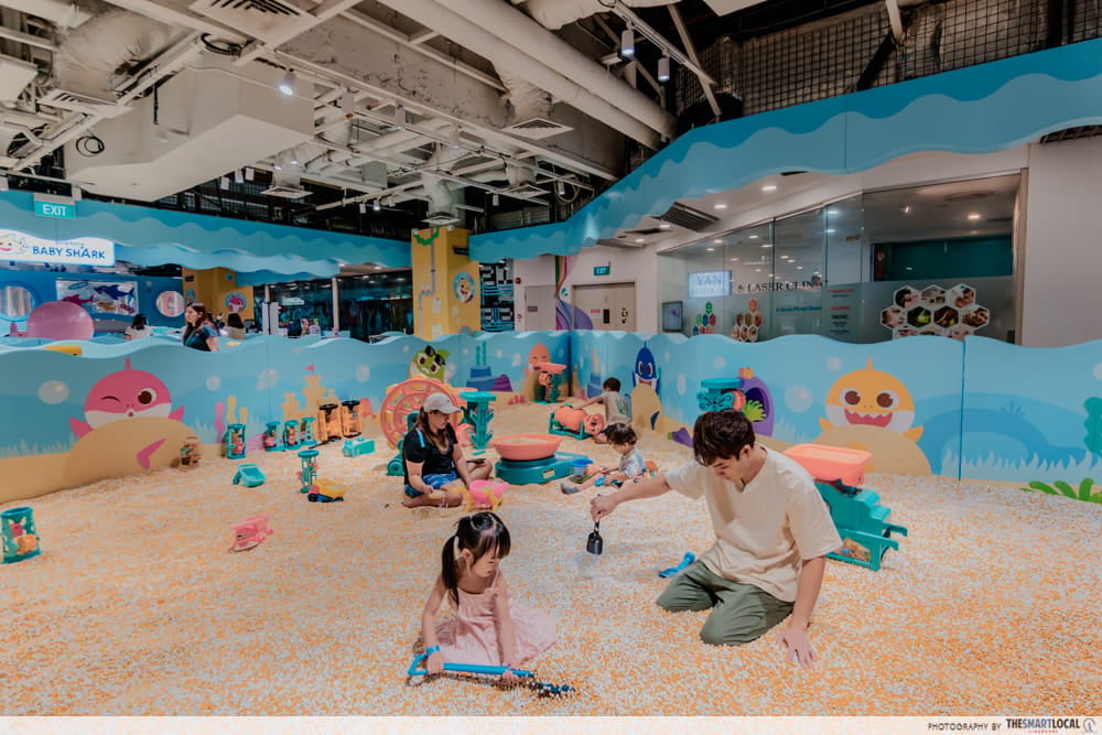 Cornfield at Baby Shark indoor playground