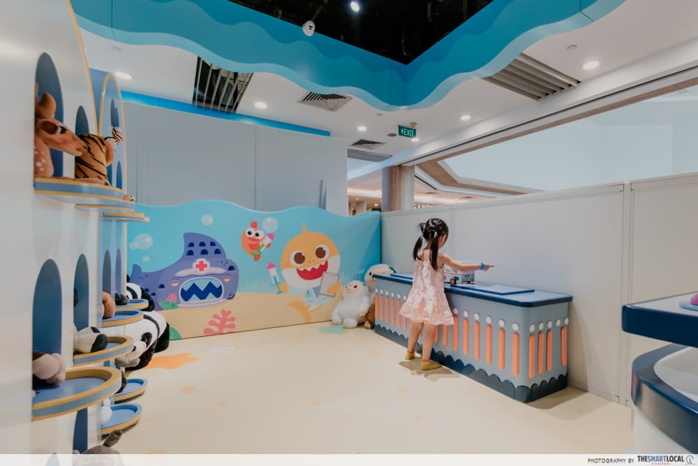 Vet clinic at Baby Shark indoor playground