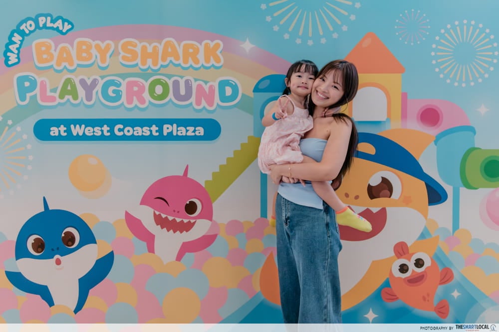 Baby Shark indoor playground backdrop