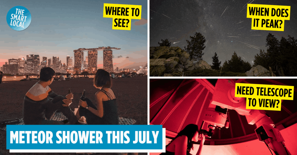 Catch “Shooting Stars” In SG With The Southern Delta Aquariids Meteor Shower Happening This July
