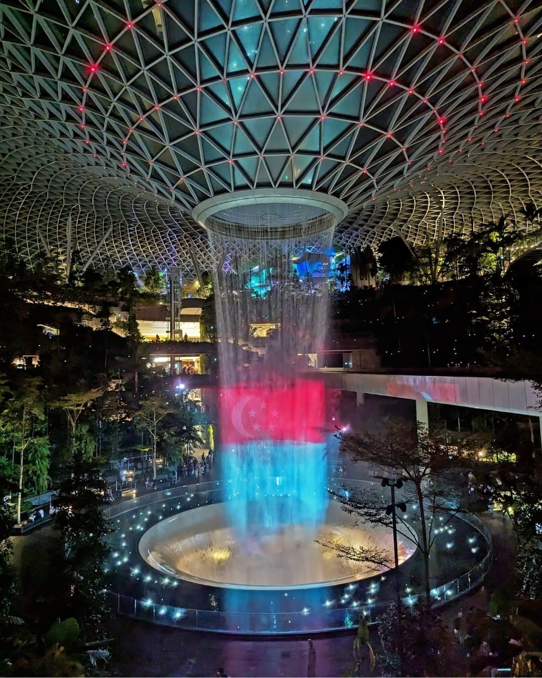 Changi Airport National Day 2026 - Home_ Light & Music Showcase at Jewel Rain Vortex