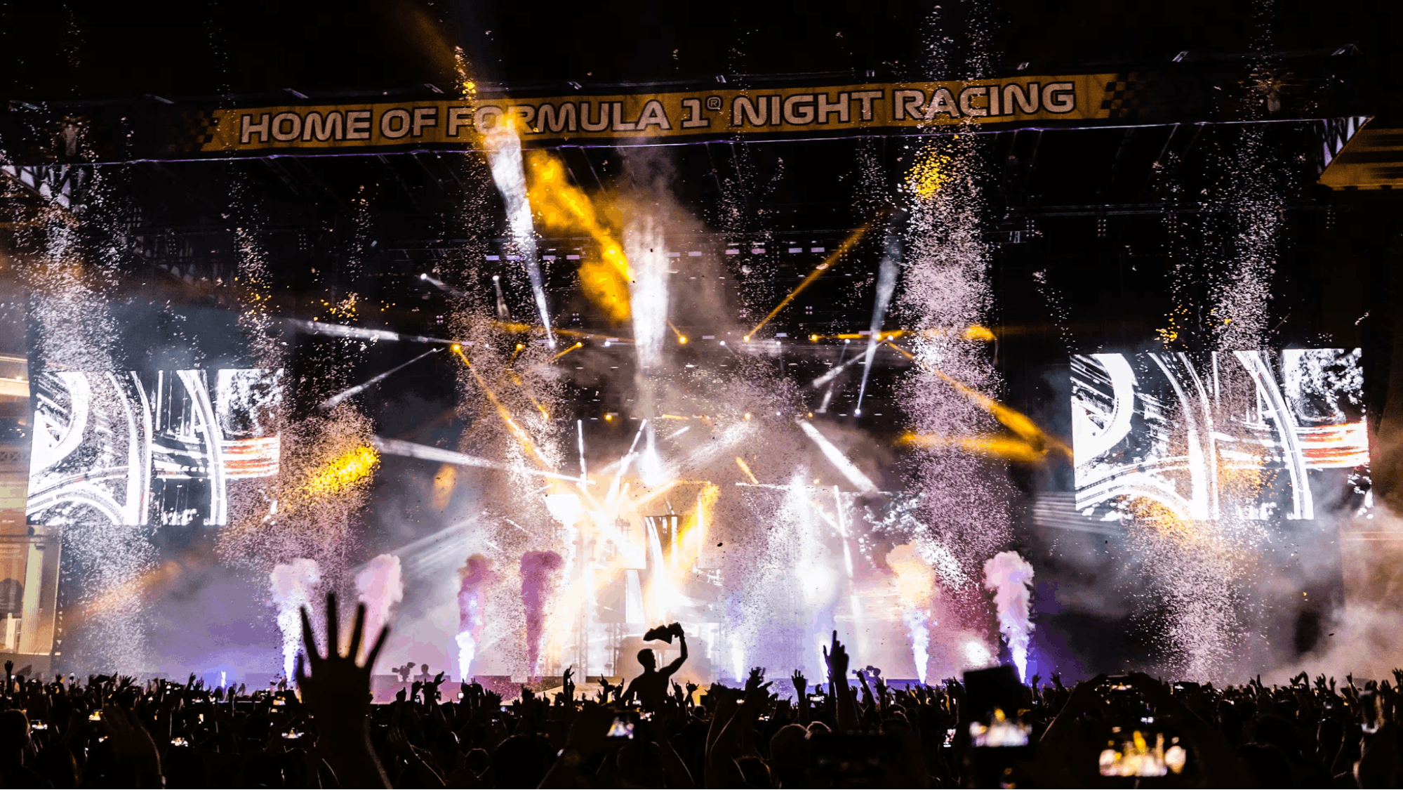 F1 concert 2026 barge stage
