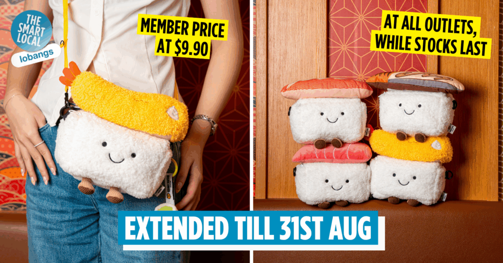 Genki Sushi Plushie Sling Bags - updated cover image